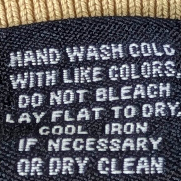 Jos A Bank Signature Collection 100% Silk Pullover‎ Mens L Gold Preppy Academia - Picture 10 of 10